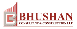 Bhushan Consultant and Construction Logo